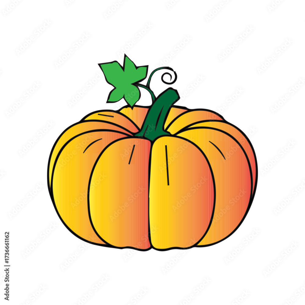 Obraz premium Pumpkin Illustration