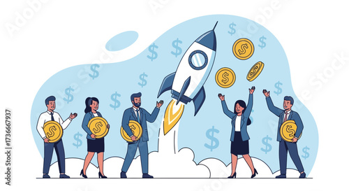 Financial Launchpad: A Vision of Investment Growth and Business Ventures