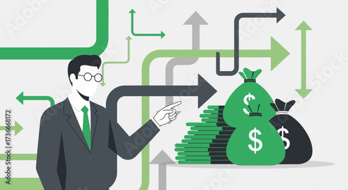 Financial Strategy and Investment Planning Visualized for Strategic Business Advantage