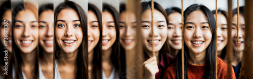 panoramic image collage sho...