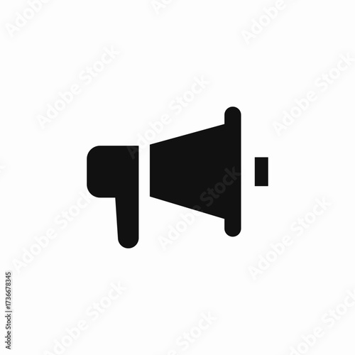 megaphone marketing icon sign vector