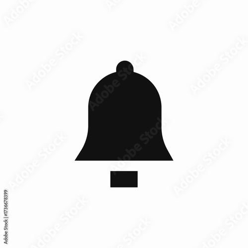 notification bell icon sign vector