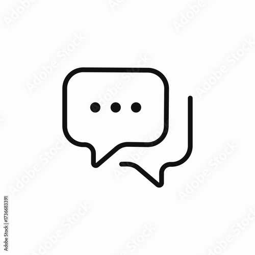 speech bubbles icon sign vector