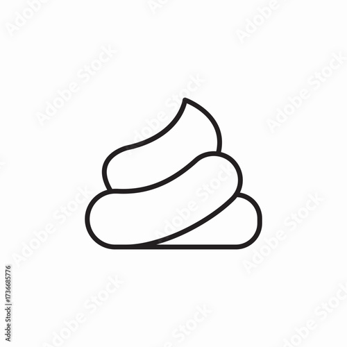 dog waste icon sign vector