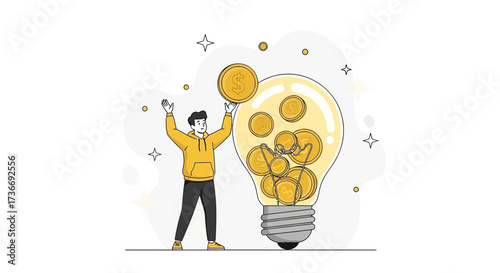 Illustrative Conceptualization Of Monetary Innovation And Financial Prosperity Gains