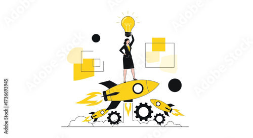 Innovative Leadership in Pursuit of Success: A Businesswoman's Visionary Initiative