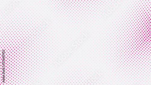 Pink Seamless Halftone Gradient Pattern – Modern Abstract Dot Background