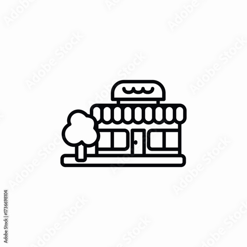store shop icon sign vector