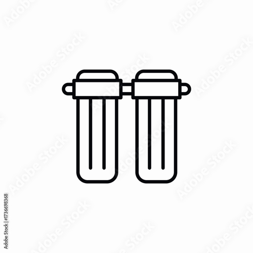 water pipe controller icon sign vector