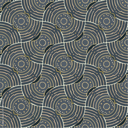 shipibo ceramic maze linework repeat for editorial and cultural product design