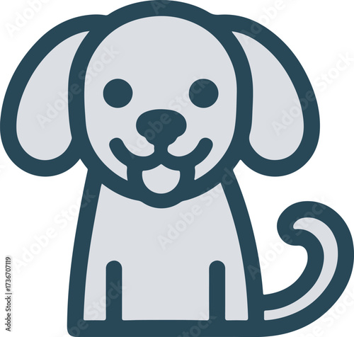 Pet Care Logo Template – Dog Cat Veterinary Clinic Animal Grooming Vector Design