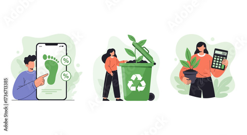 Environmental Footprint Tracking and Sustainable Living Practices for a Greener Planet