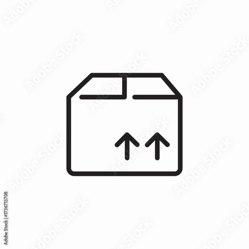 appliance package icon sign vector