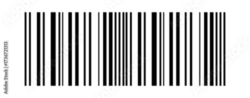 Barcode isolated on white background, Code stripes sticker, Barcode labels, customers qr code, Simple fake bar code, Bar code for web design, Barcode product distribution icon


