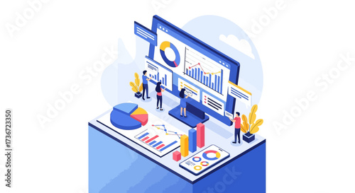 Visual Representation of Business Data Analytics and Financial Performance Monitoring Using Digital Tools and Technology