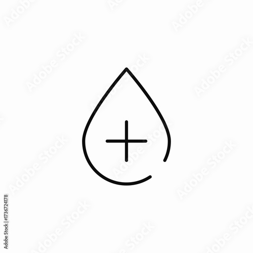 add liquid icon sign vector
