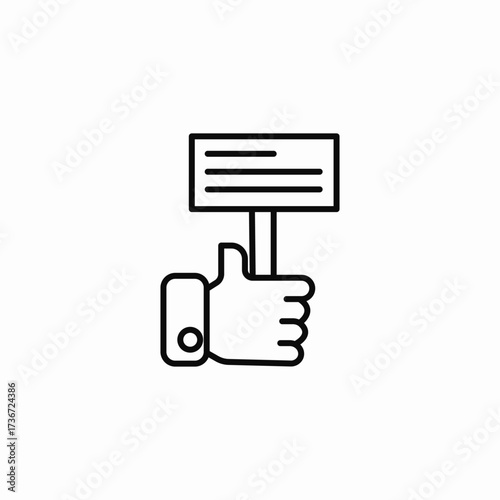 campaign marketing icon sign vector