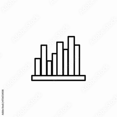 election charts icon sign vector