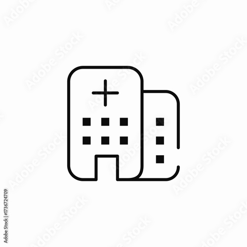 health department icon sign vector