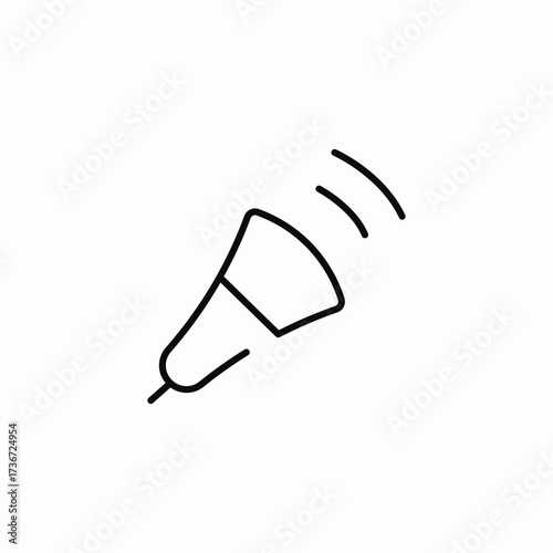 loud horn icon sign vector