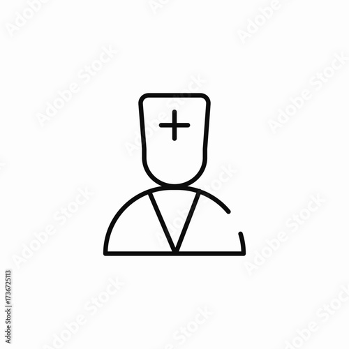 medical staff icon sign vector