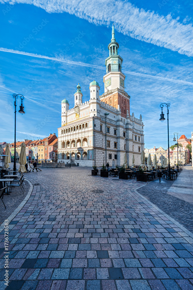 Obraz premium Old Market Square - Poznań, Poland