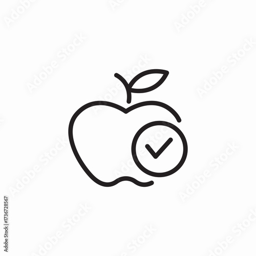 diet application complete icon sign vector