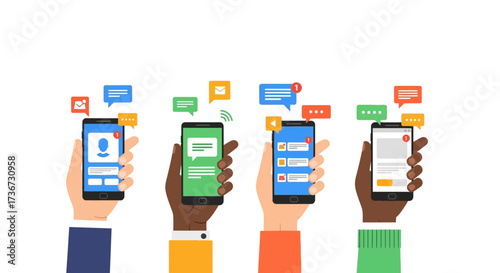 Understanding the Modern Communication Landscape Through Smartphone Interactions and Digital Messaging Platforms