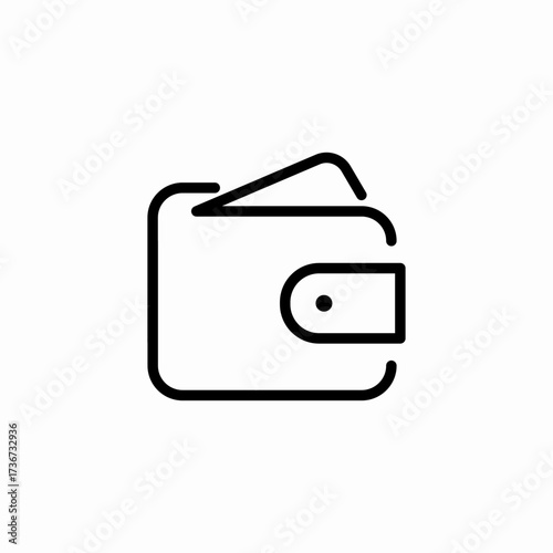 card bank wallet icon sign vector