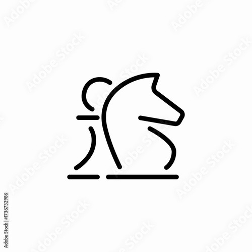 chess strategy icon sign vector