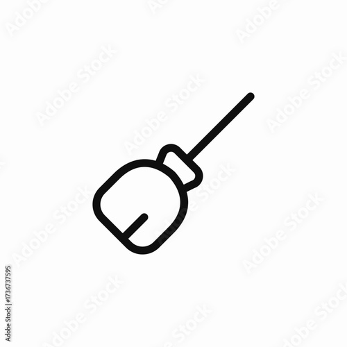 broom clean icon sign vector
