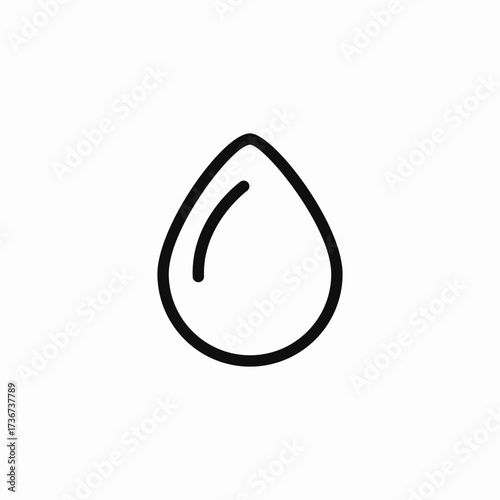 drop liquid icon sign vector