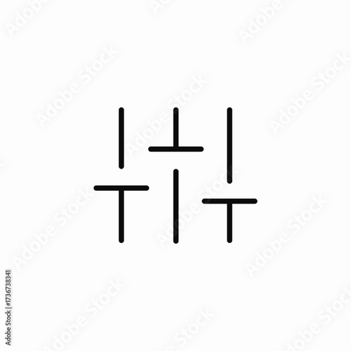 stabilizer spectrum icon sign vector