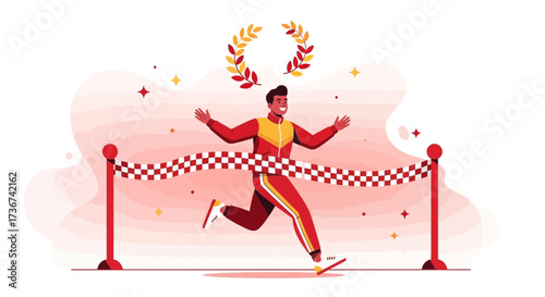 Reaching The Finish Line: Celebrating Victory And Achieving Success In A Race