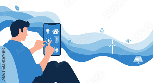 Smart Home Management and Eco-Friendly Energy Control via Modern Mobile Application
