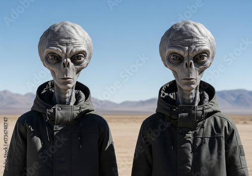 couple of aliens looking at you