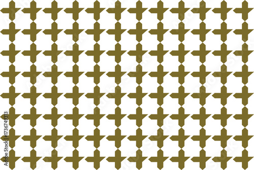 A repeating pattern of golden plus signs on a, creating a textured geometric design