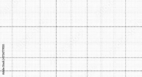 Black lined paper grid dotted texture vector background for retro poster design, abstract overlays, and technical graphic artworks