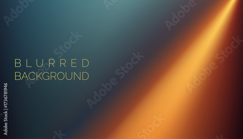 horizontal wide multicolored blurred background - A ray of light in the darkness.