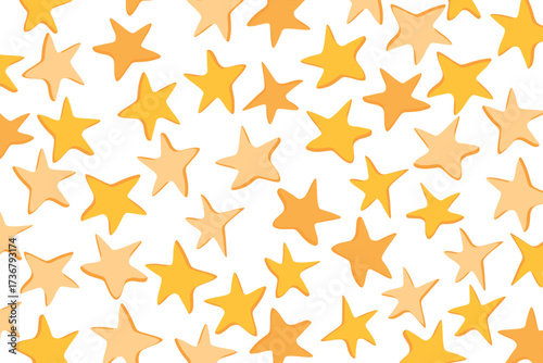 Color stars confetti background. Splash effect banner. Vector abstract illustration with blurred drops of rain for wallpaper, wrapping paper, backdrop, poster, card etc.
