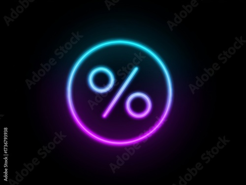 A glowing neon sign for retail and promotion announcements.