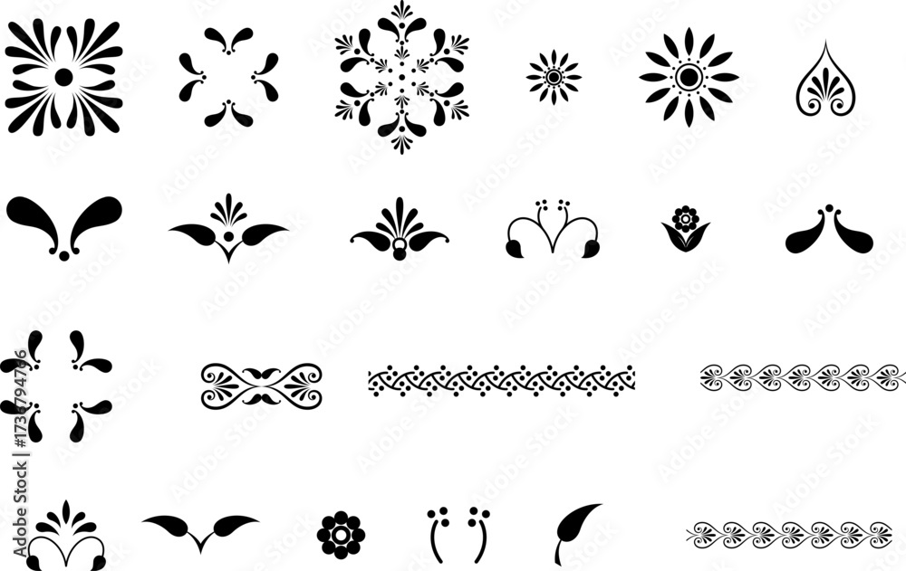 Obraz premium graphic elements for decoration , vector