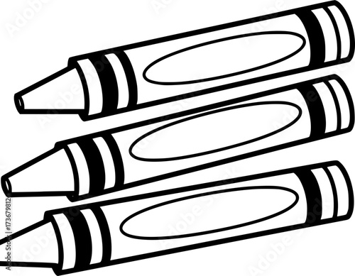 Black pen vector illustration writing instrument office supply stationery tool drawing design element
