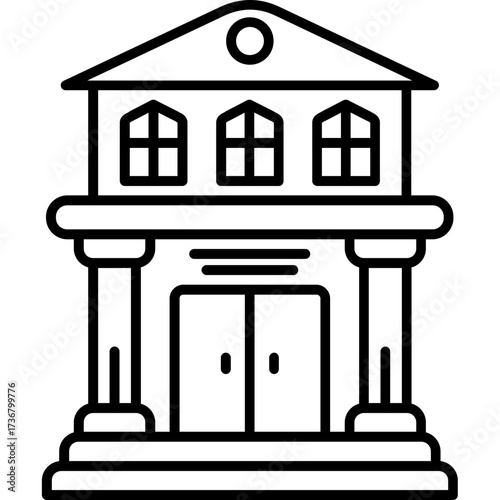 Museum Outline Icon