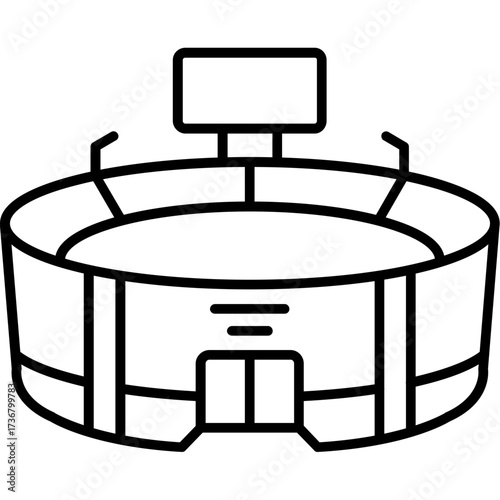 Stadium Outline Icon