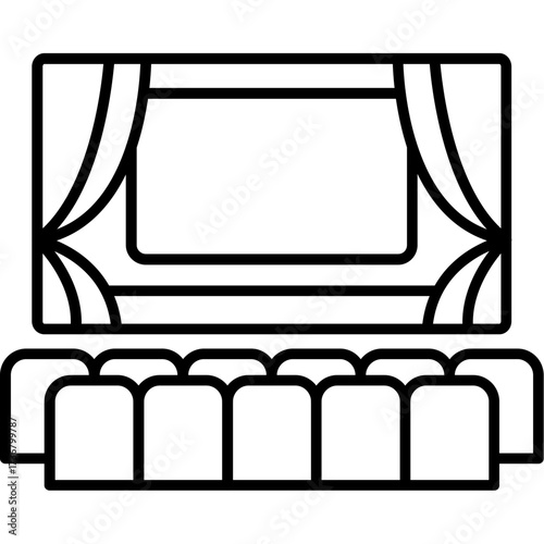 Cinema Outline Icon