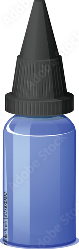 Small Glue Bottle Packaging Design