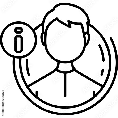 Account Info Outline Icon