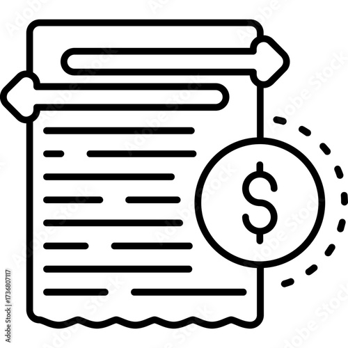 Transaction Outline Icon