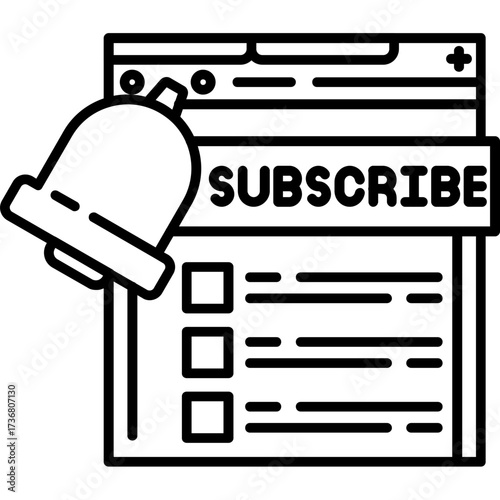 Subscription Outline Icon